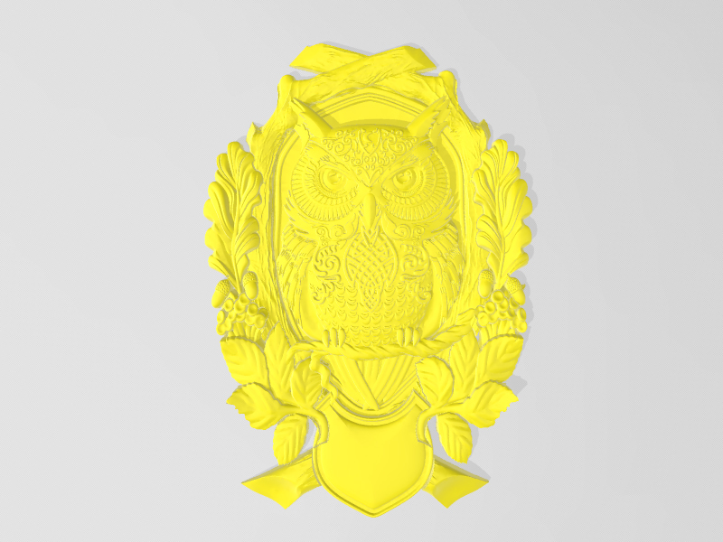 猫头鹰盾3D打印模型免费STL文件下载-深圳市博易特智能科技有限公司
